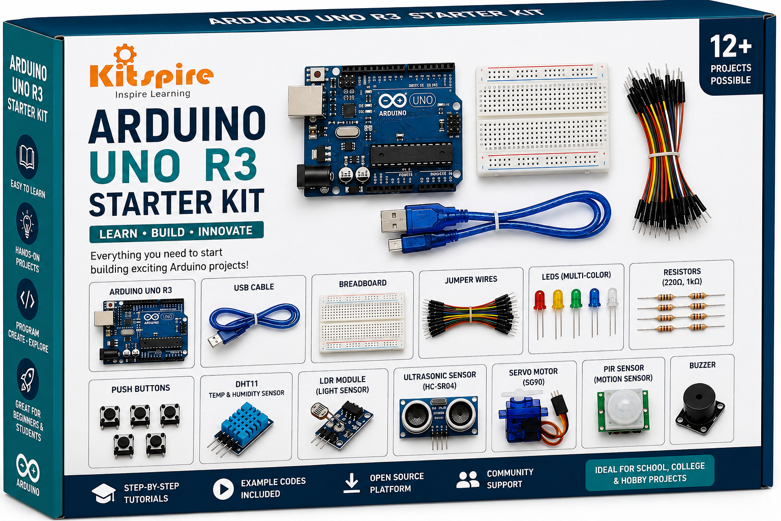 Arduino UNO R3 STEM Starter Kit